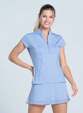 Adjustable Collar System Swing Zip Short Sleeve