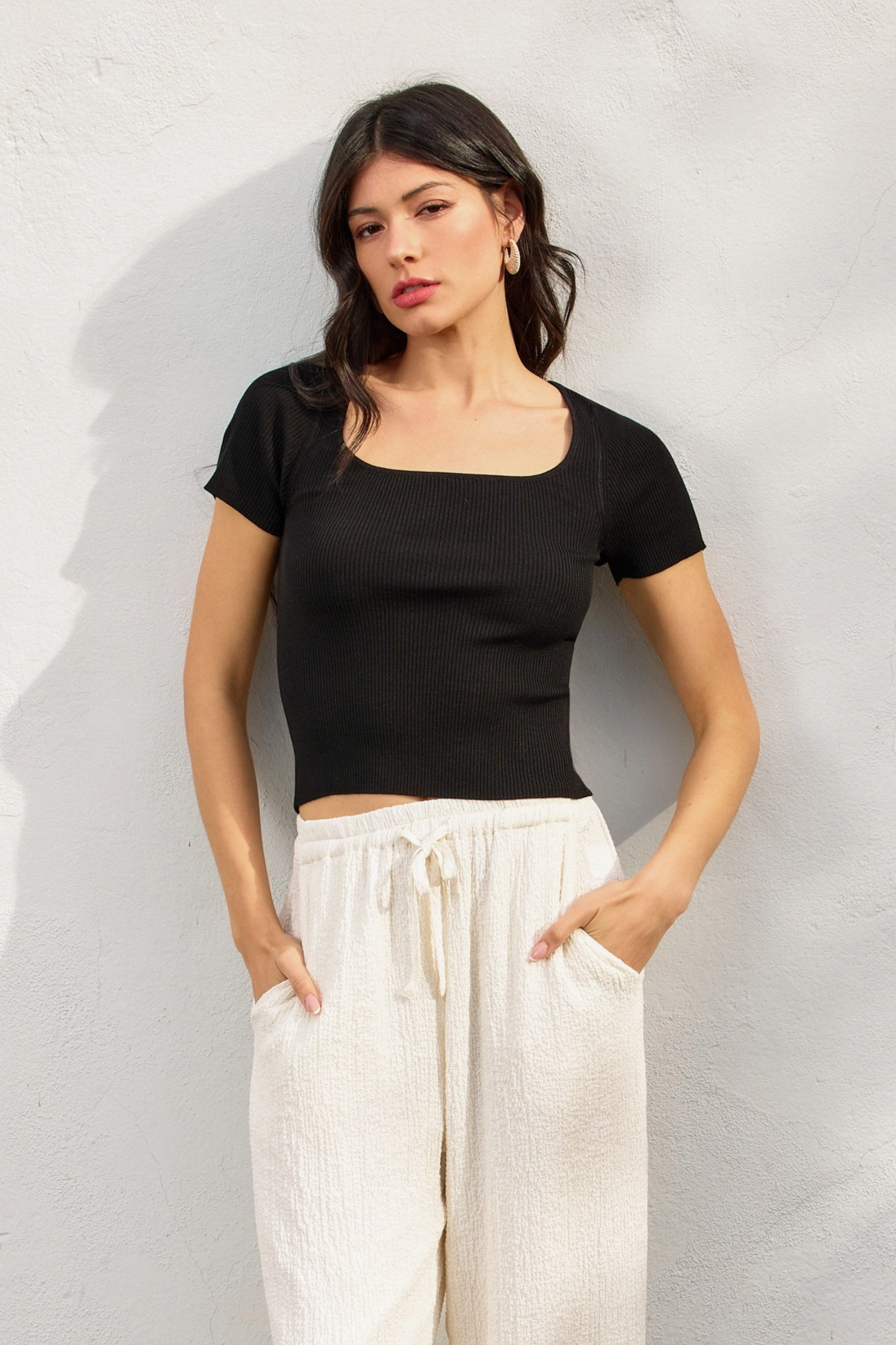 Everyday Comfort Fit SERENA SQUARE NECK TOP