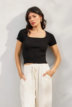 Everyday Comfort Fit SERENA SQUARE NECK TOP