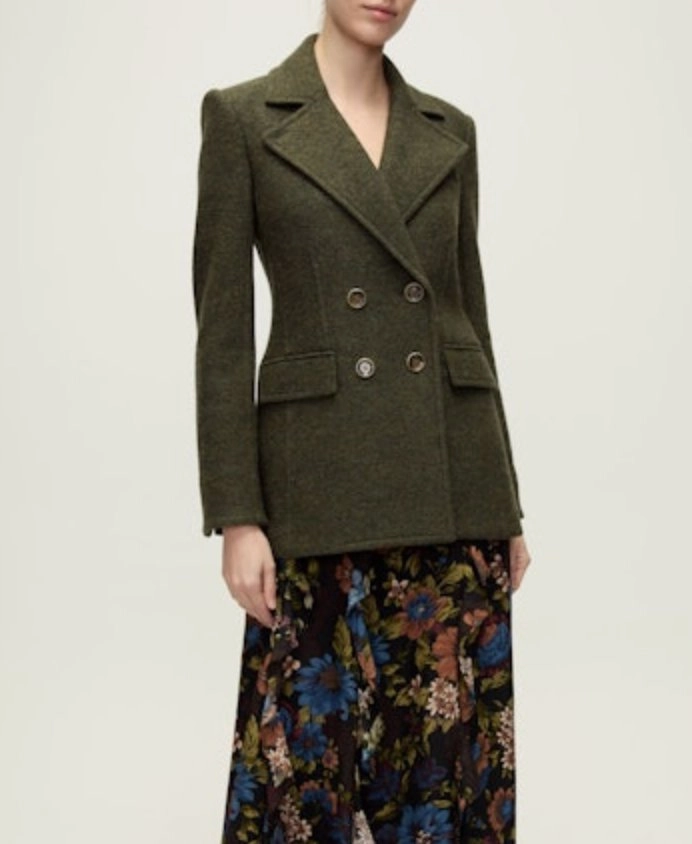 Quick Dry Coating Container Duran Wool Coat Cypress