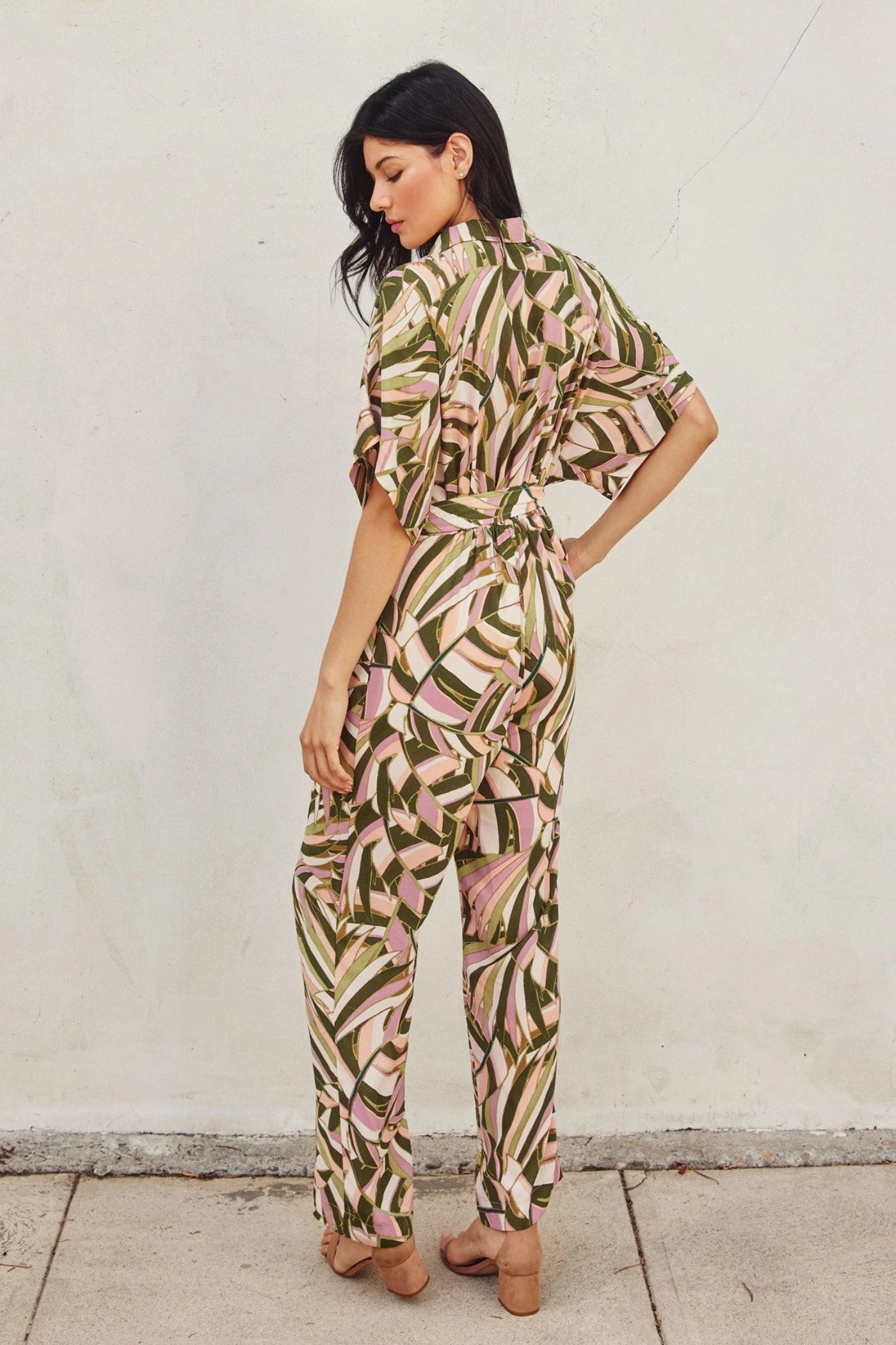 KAI SURPLICE PULL-ON JUMPSUIT Festival Smart Stretch Event