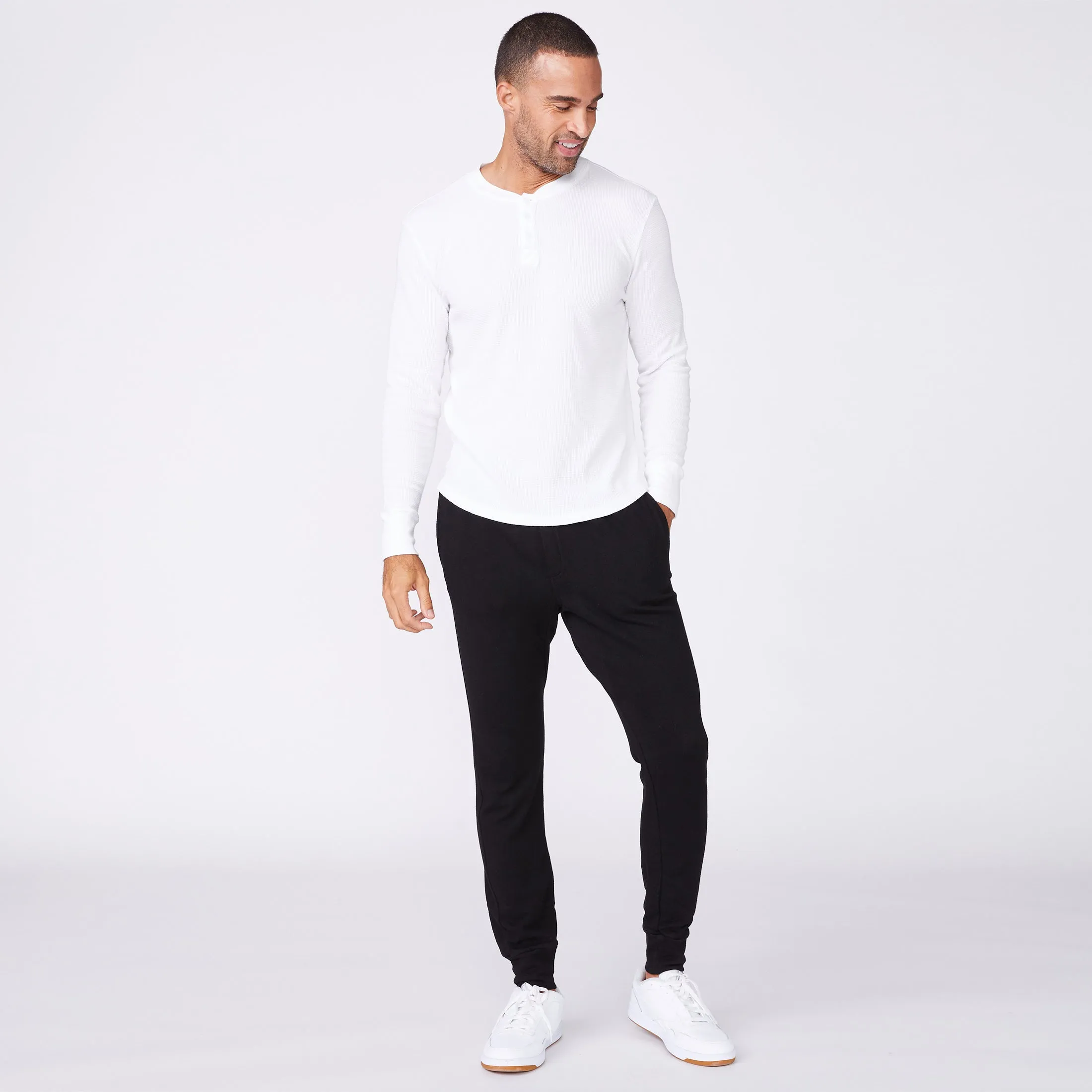 Friction Reducing Finish Thermal Henley