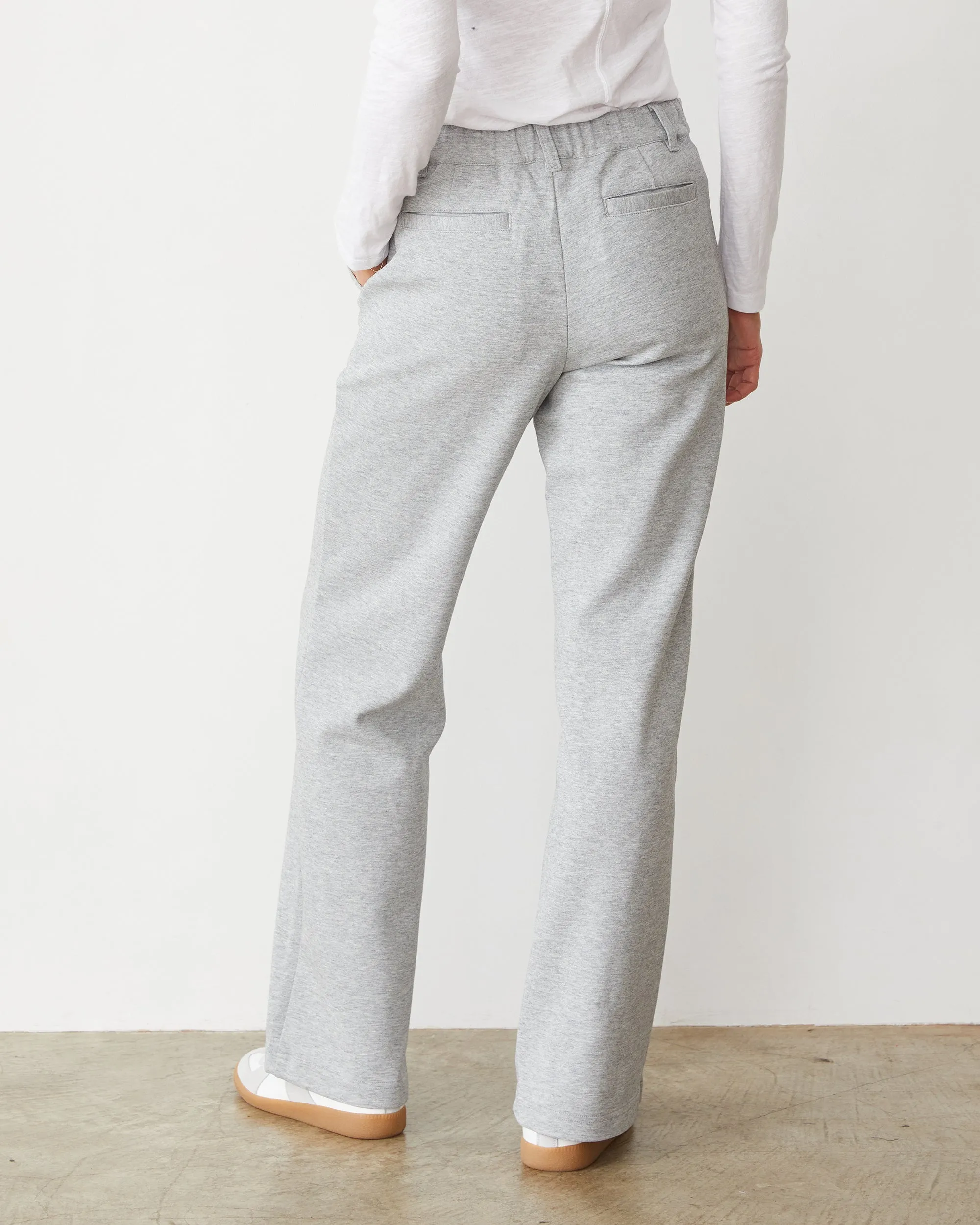 Odor Control Treatment Airy Feel Cotton Knit Patch Pocket Pant