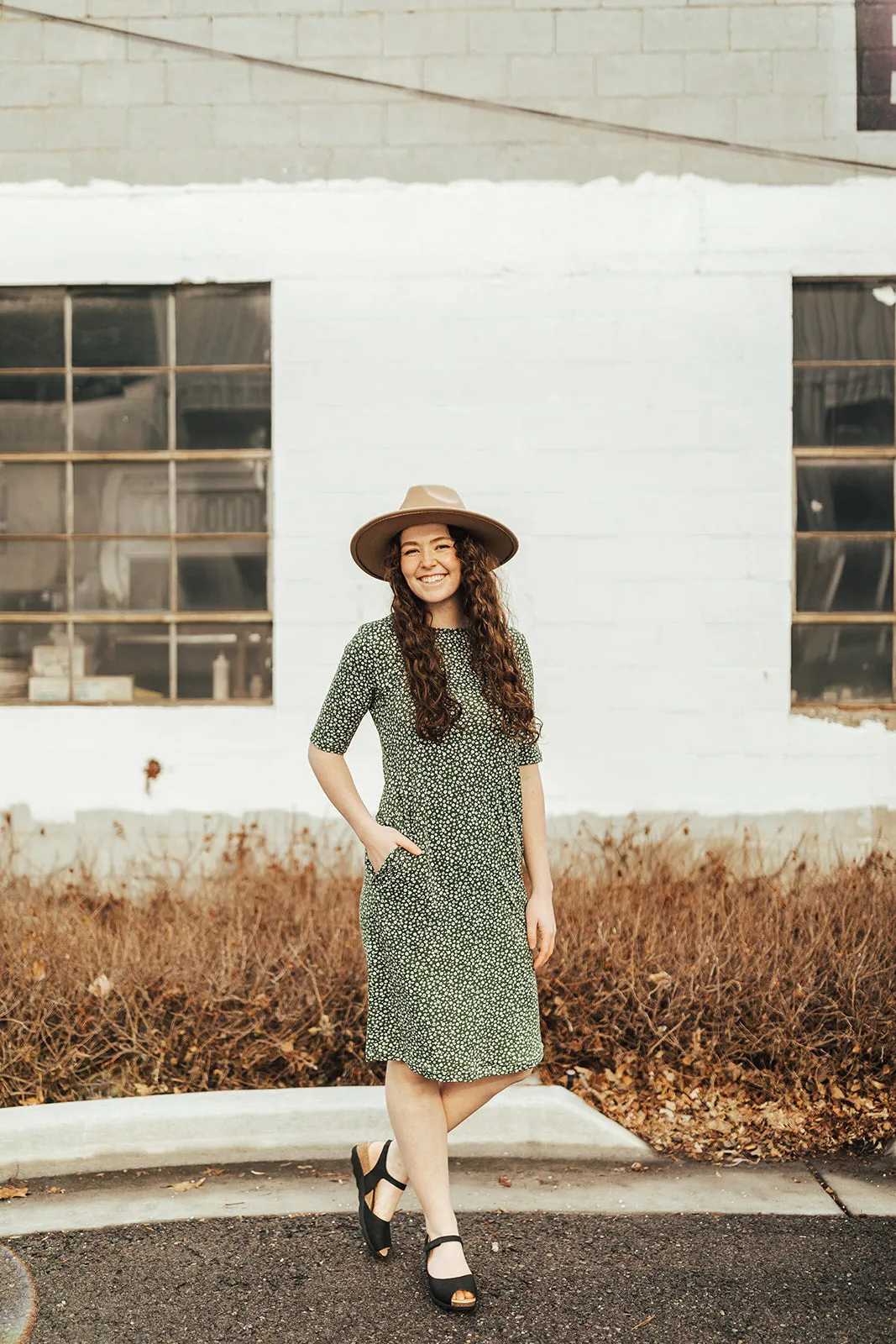 Slim-fit Sophisticated Waistband Fit Hailey Dress