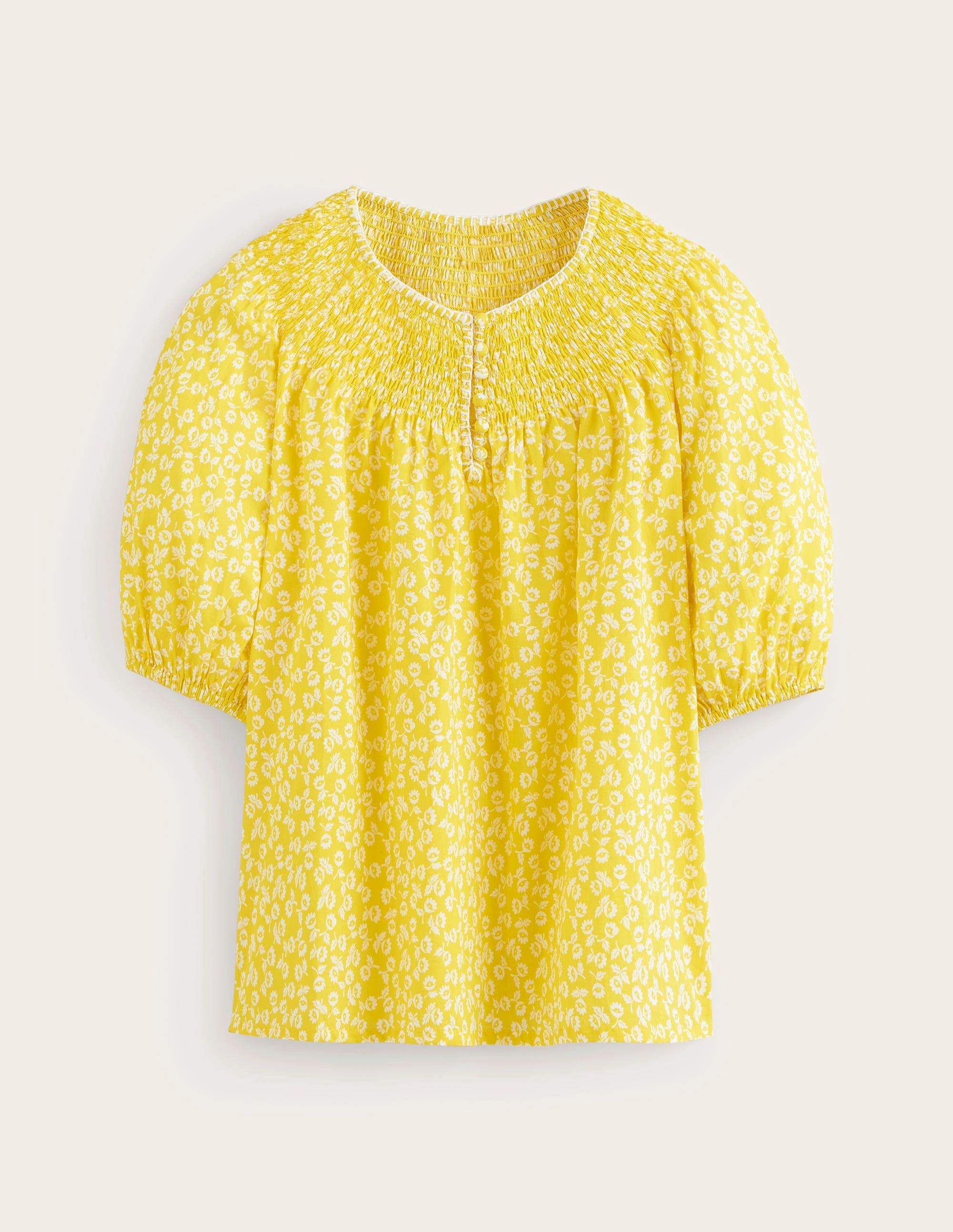 SolarReflectiveFinish Easy Stitch Detail Top-Passion Fruit, Ditsy Bud