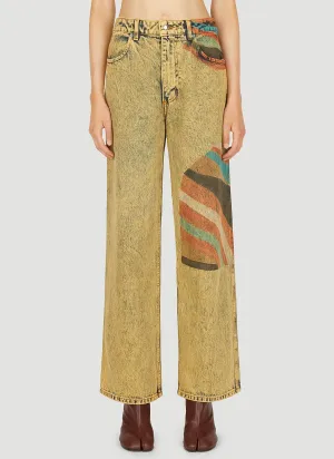 Eckhaus Latta Striped Jeans