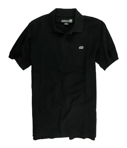 Ecko Unltd. Mens Wallburner Solid Color Rugby Polo Shirt, TW1