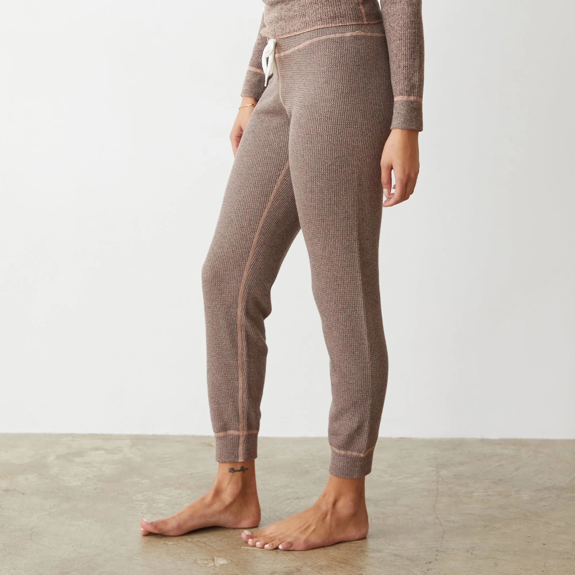 Cozy Heather Thermal Cuff Sweat UVProtectiveLayer