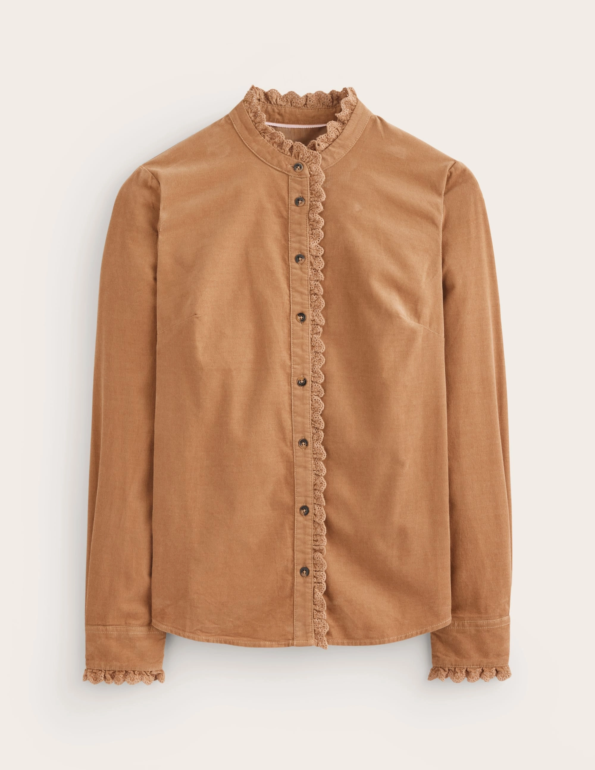 Formal Shirt ZonalVentilation Phoebe Cord Shirt-Camel