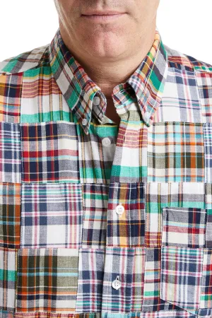 Chase Shirt Osterville Patch Madras QuickRelease Closure Adjustable Cuff System