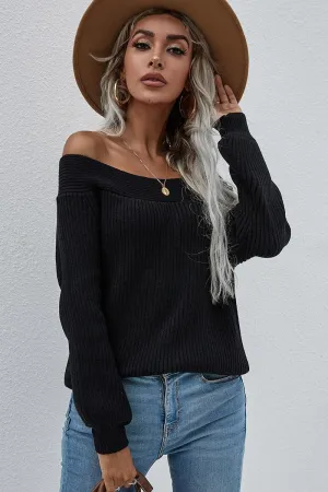 Silicone Grip Interior SlimFit SEXY OFF SHOULDER SOLID COLOR TOP
