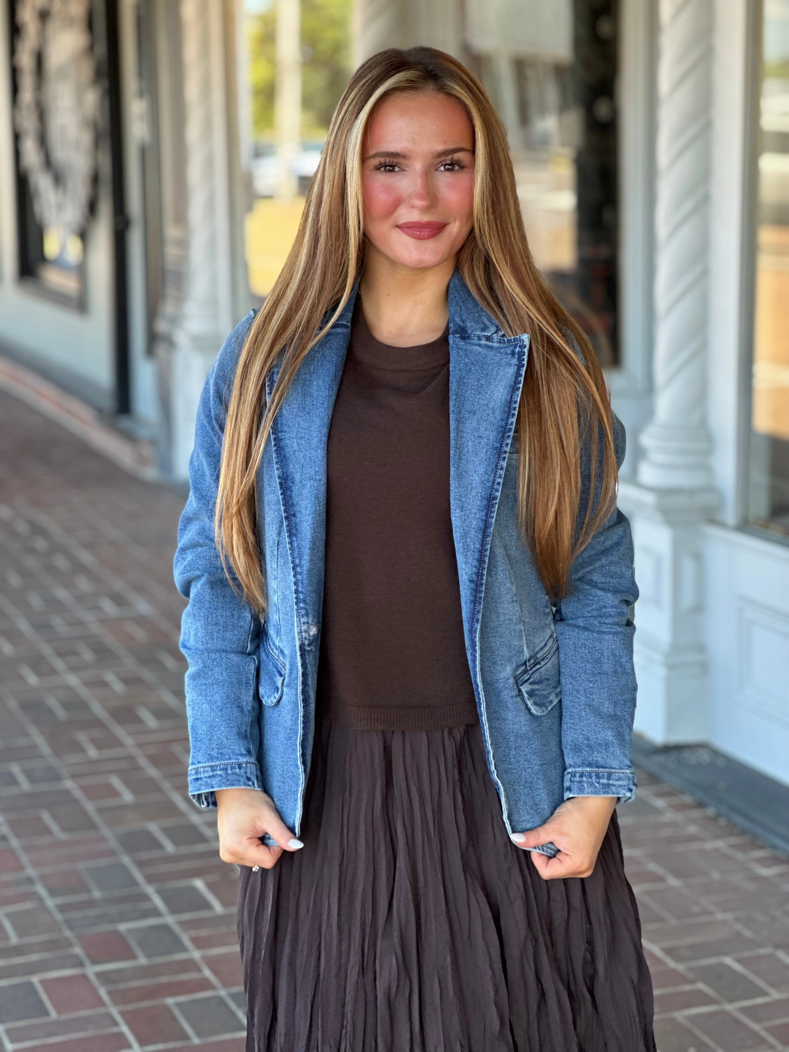 Dear John Minah Denim Jacket in Santos elegant design