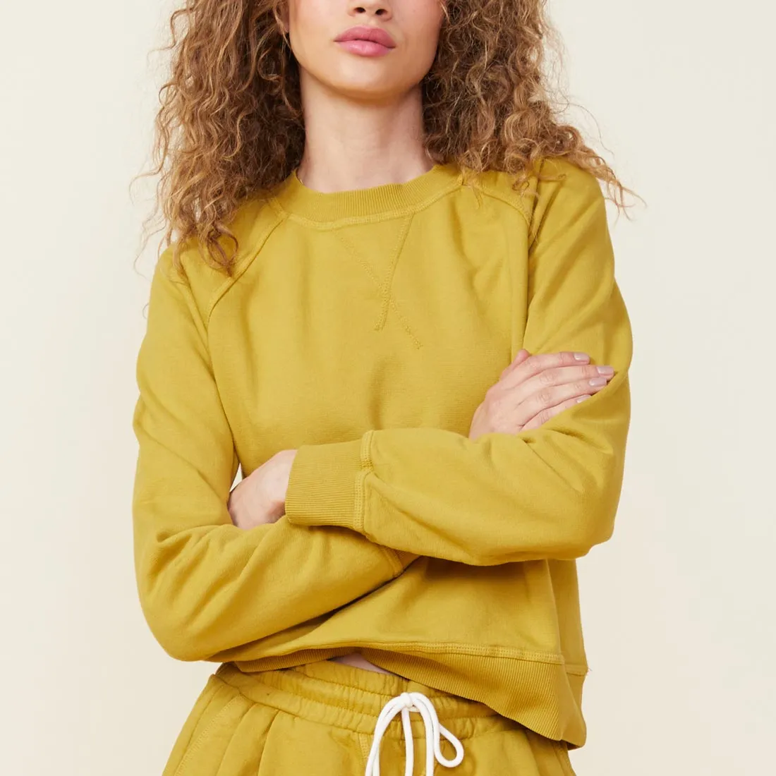 90's Classic Raglan AntiPill Texture Oversized Fit