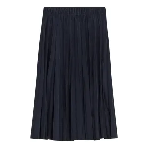 Aspect Navy Corduroy Crinkle Pleated 27" Skirt WB4CPT7064R Plus size option