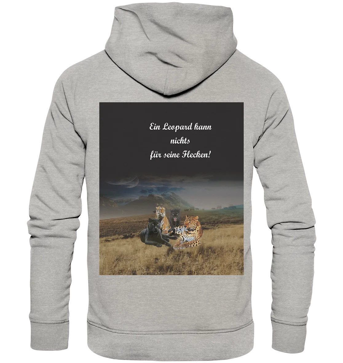 Ein Leopard kann ... - Organic Hoodie