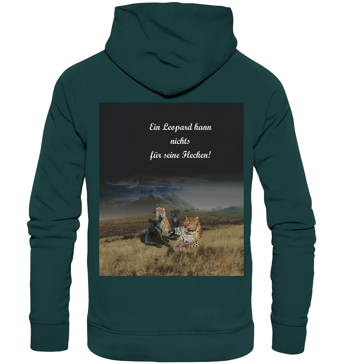 Ein Leopard kann ... - Organic Hoodie