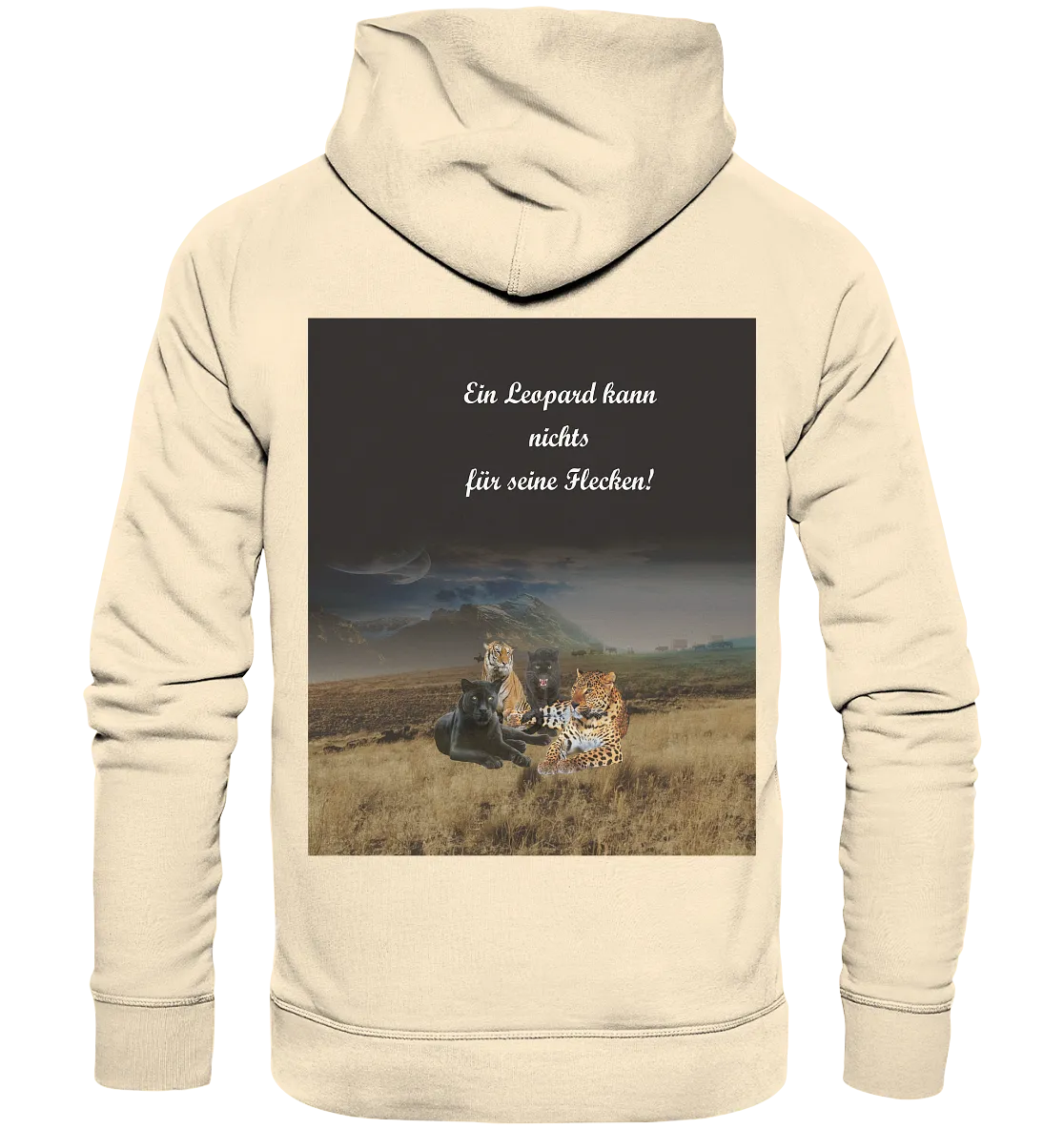 Ein Leopard kann ... - Organic Hoodie