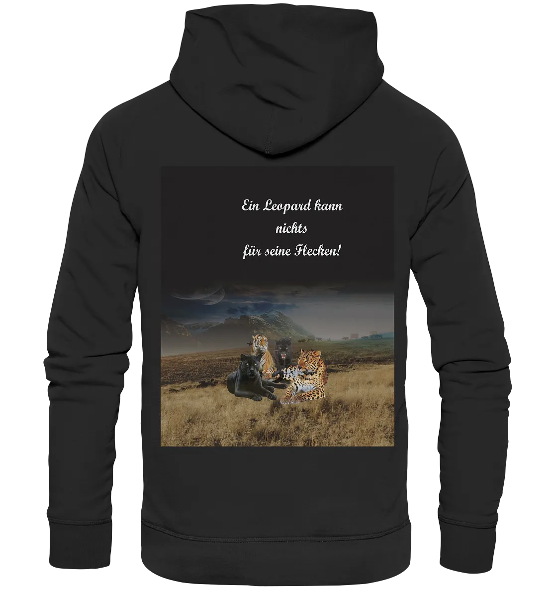 Ein Leopard kann ... - Organic Hoodie