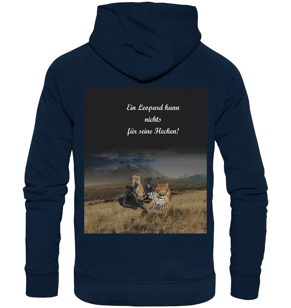 Ein Leopard kann ... - Organic Hoodie