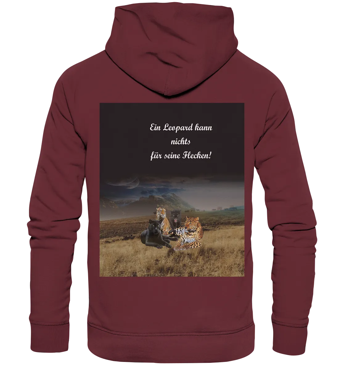 Ein Leopard kann ... - Organic Hoodie