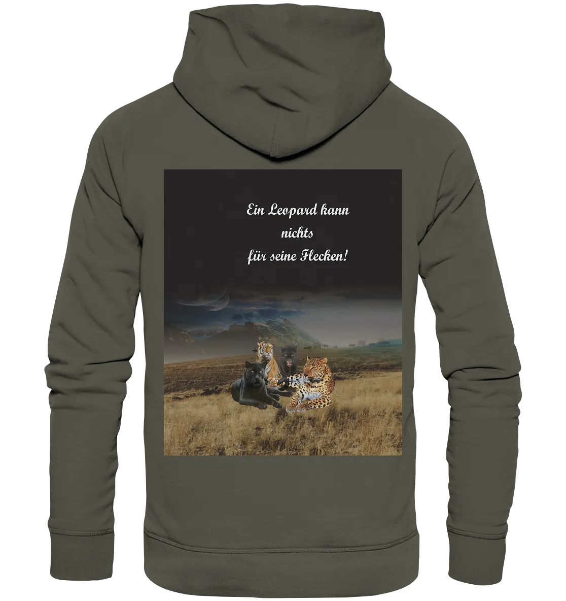 Ein Leopard kann ... - Organic Hoodie