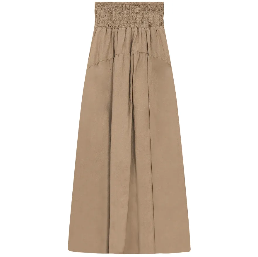 Red Myth Stone Gauze Maxi Skirt SB4CM8886SL Everyday Line