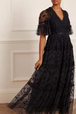 Araminta Lace Gown Chic Direction Interchangeable-Detail