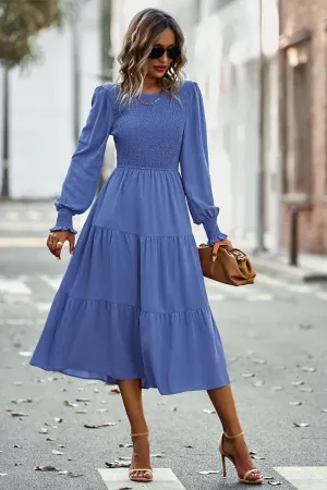 SLIM FIT WAIST CASUAL DRESS All Time