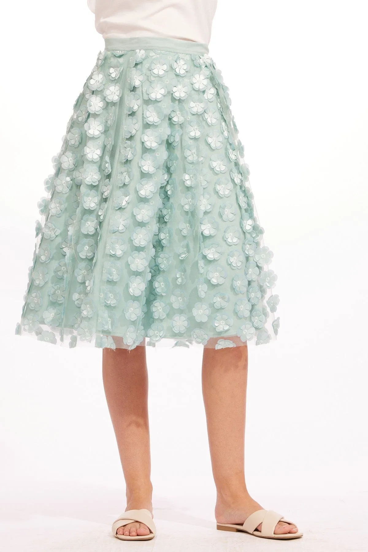 Chiara Skirt - Seafoam Gentle Comfort Chafe Resistant