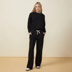 UV-Resistant Flawless Waistband Fit Teddy Fleece Crew Neck Sweatshirt