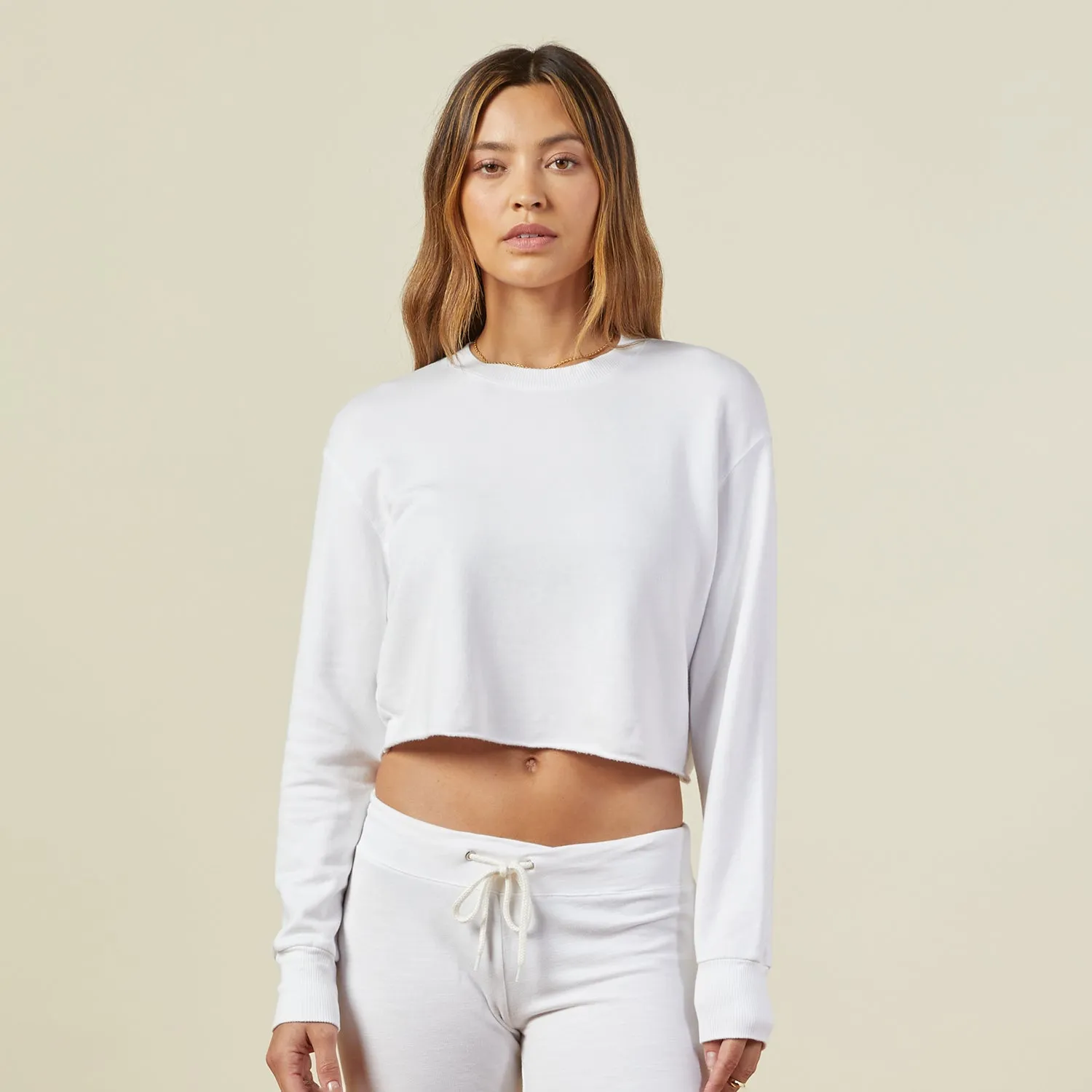 Cropped Boyfriend Sweatshirt Classic structured dress