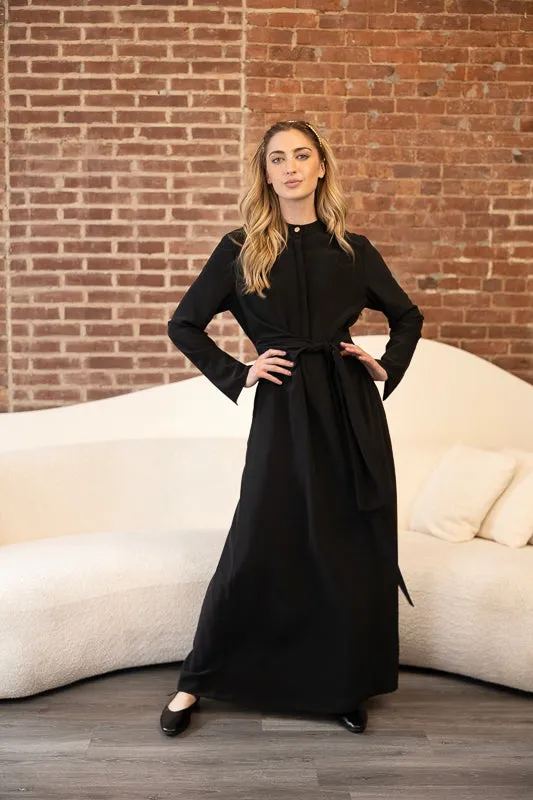 Eloise Noir Dress Comfy and Chic