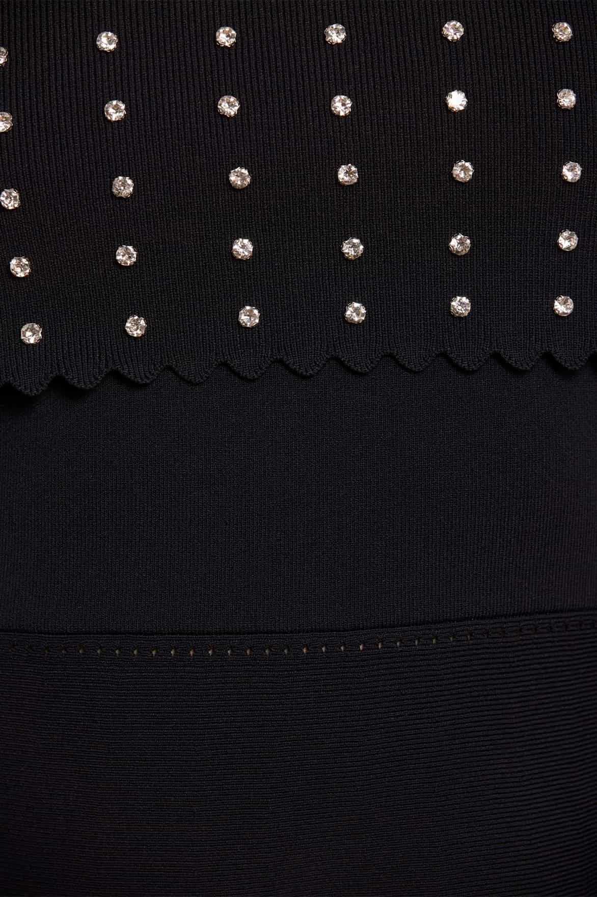 Embellished Bardot Knit Gown City Casual Emerging-Brand