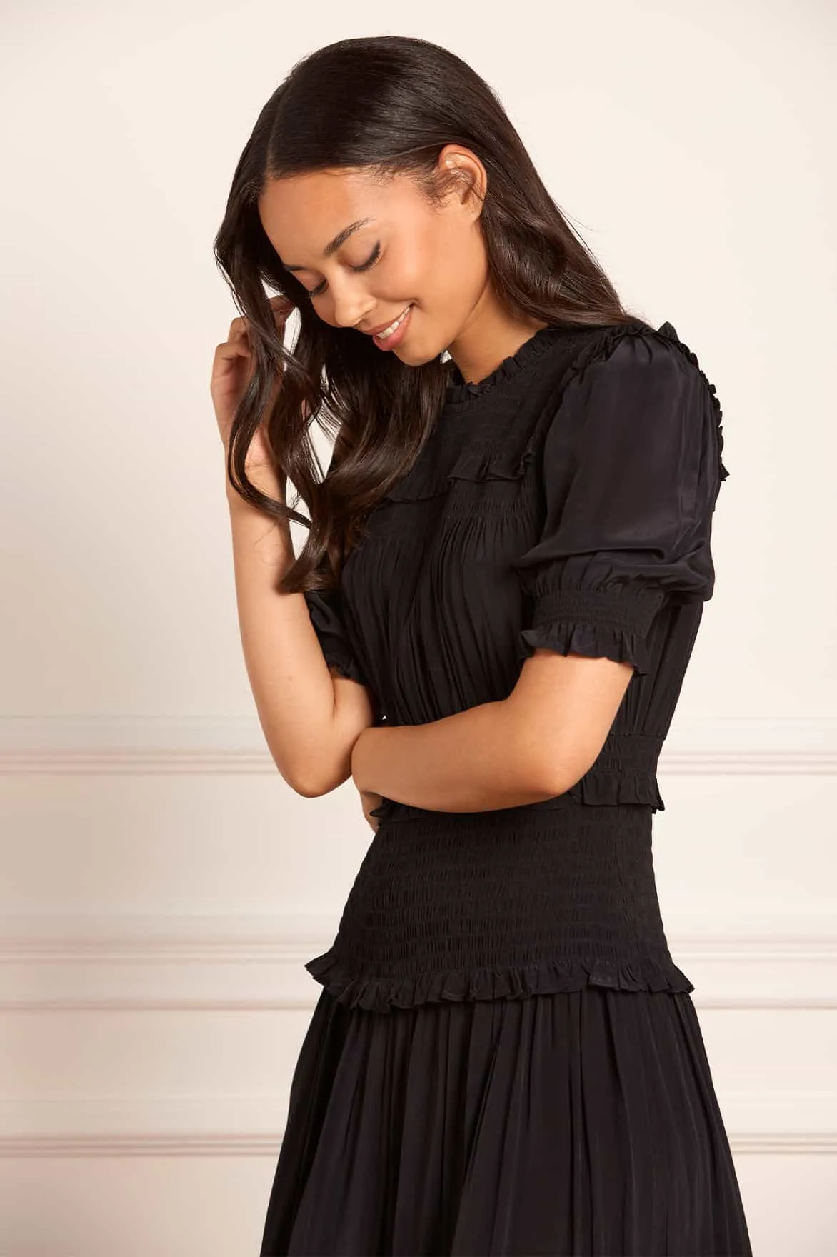 Cool Elegance Emilia Crepe Ballerina Dress