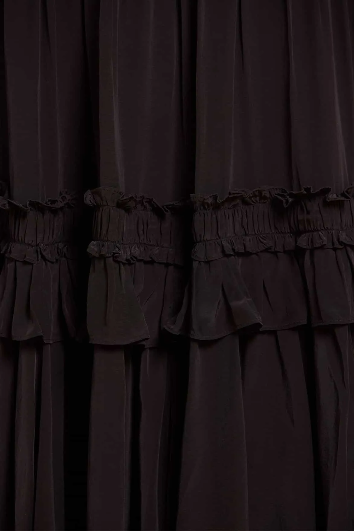 Emilia Crepe Ballerina Dress Texture Rich