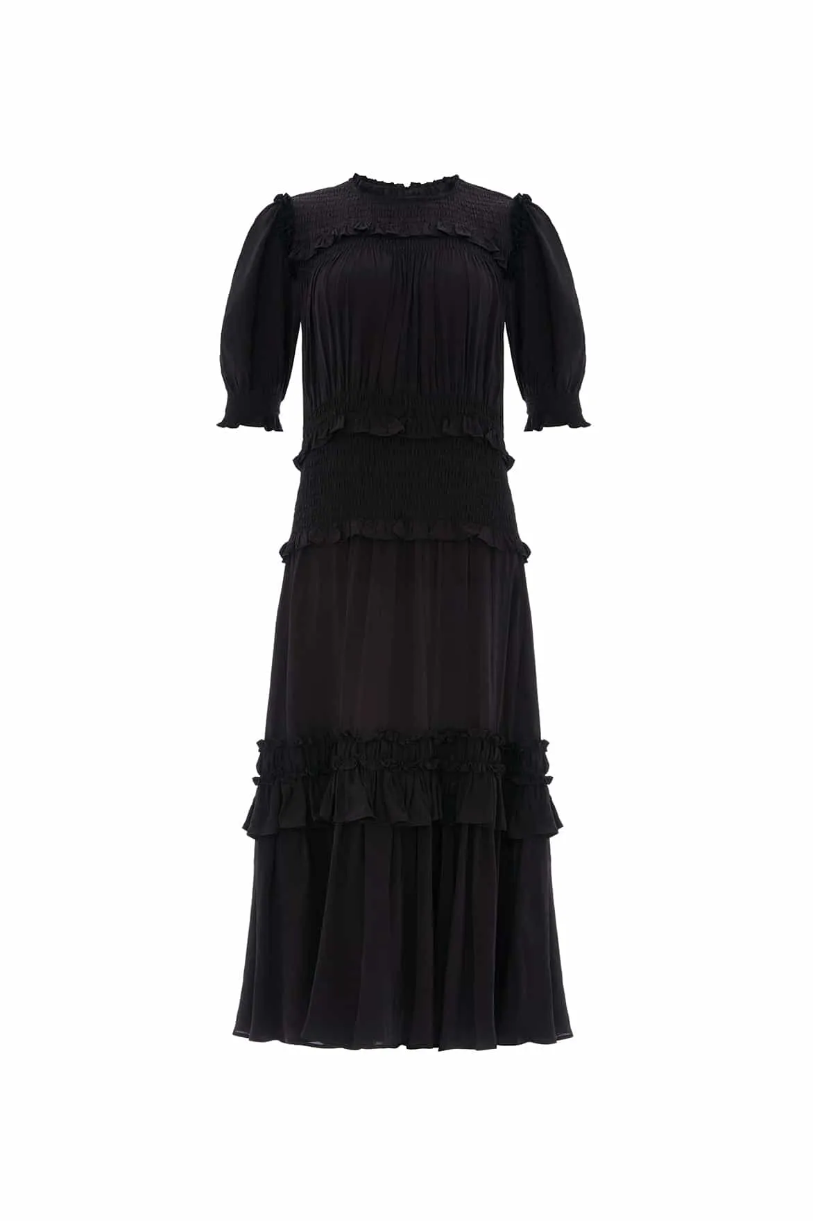 Bohemian style Modern Lines Emilia Crepe Ballerina Dress