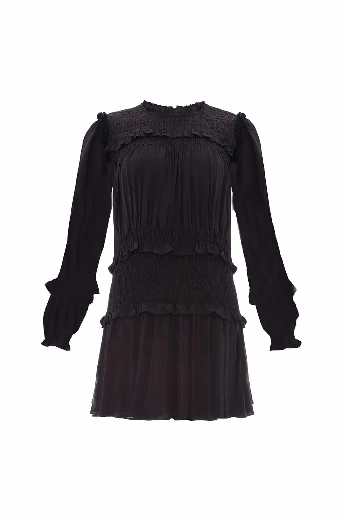 Clean Edge Lightweight Comfort Emilia Crepe Micro Mini Dress