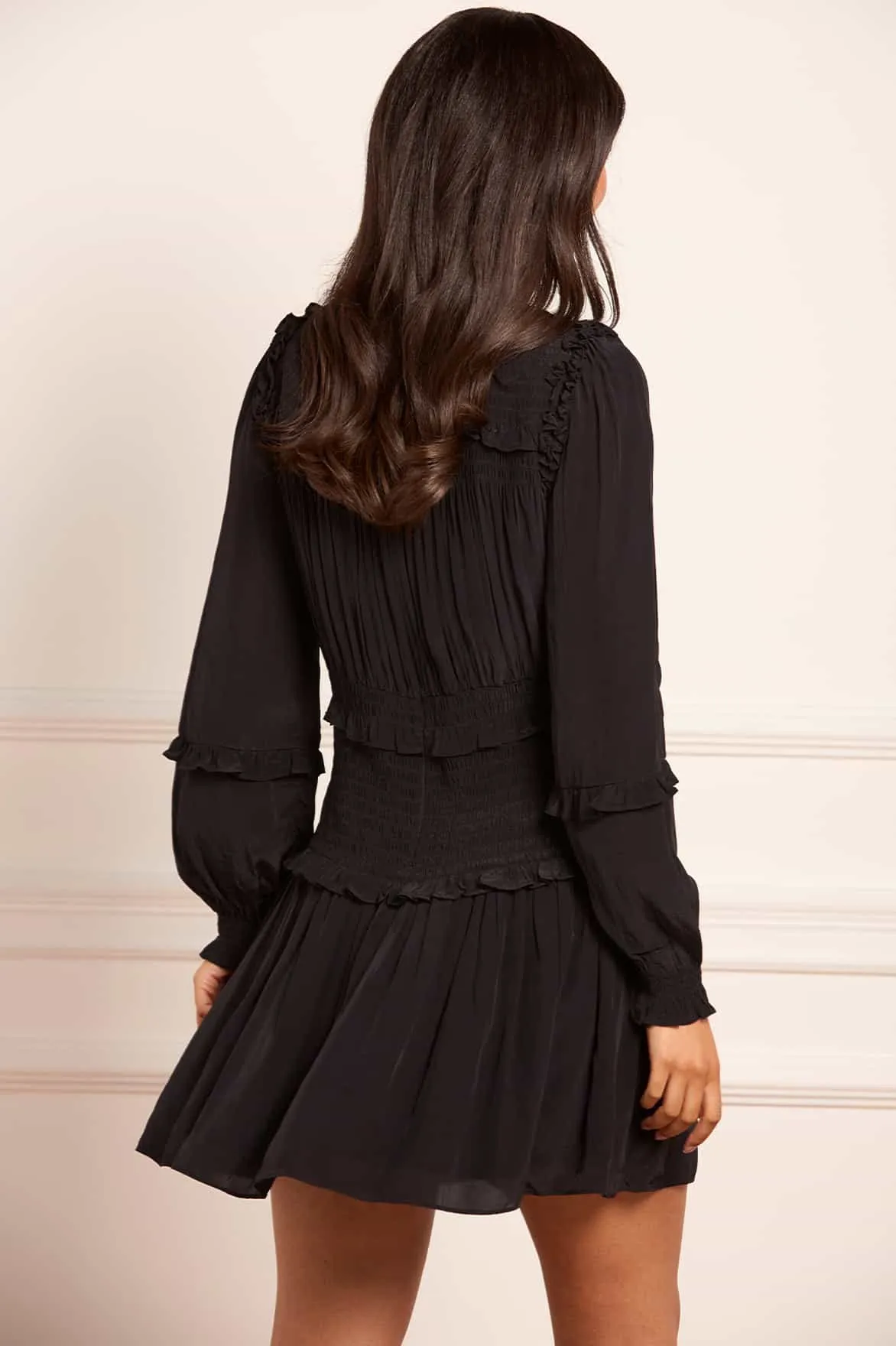 Emilia Crepe Micro Mini Dress Sophisticated Cut