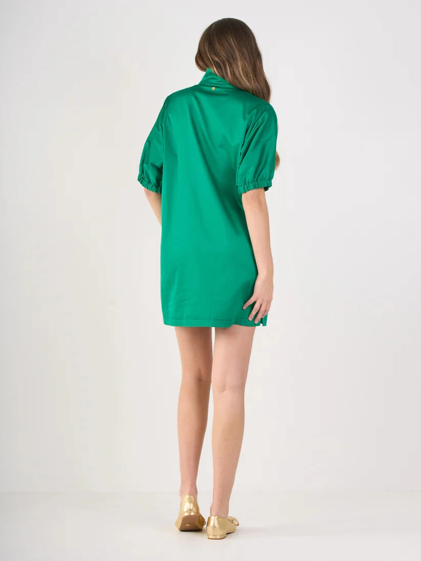 EcoFriendly Dye Emily Mccarthy Poppy Dress in Jellybean Cotton Poplin