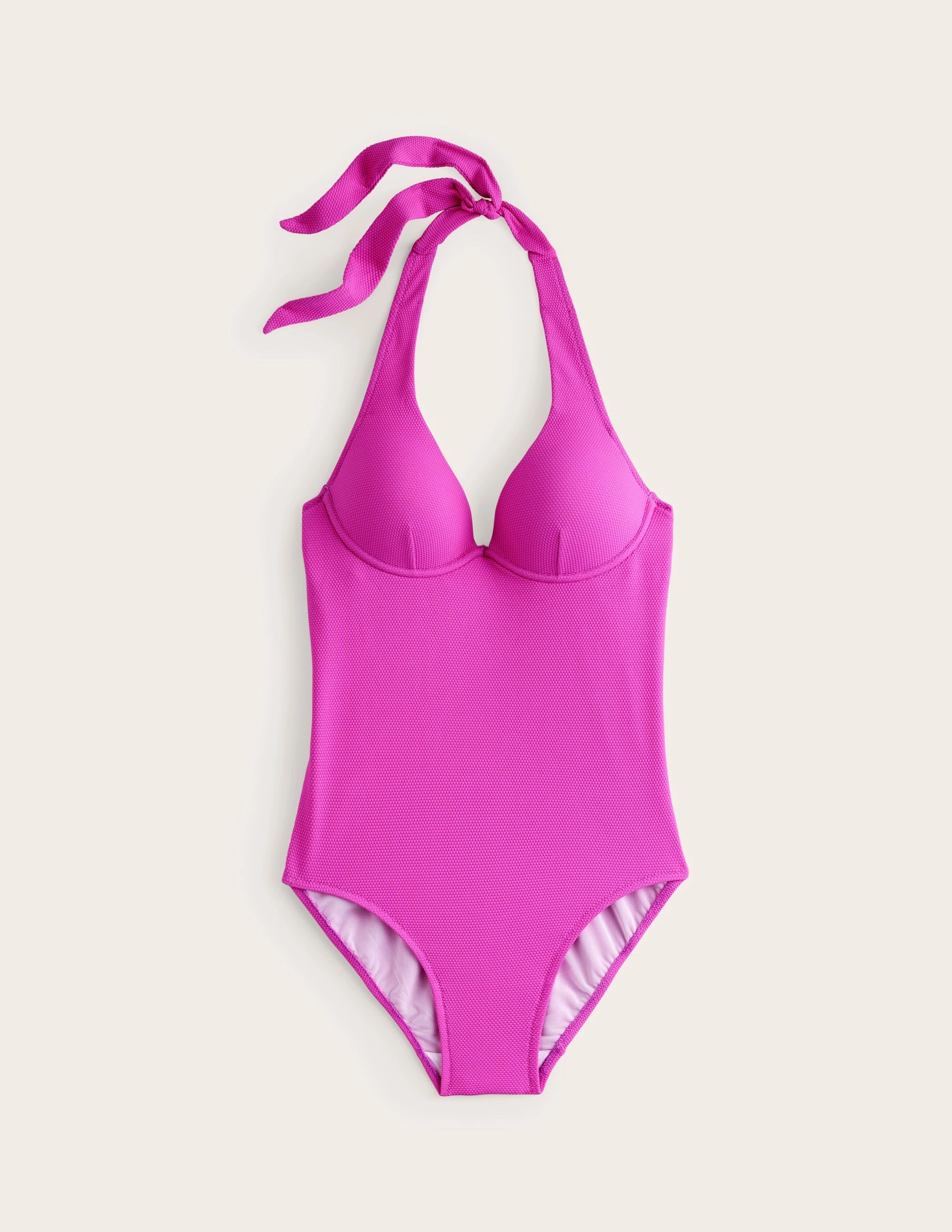 Enhancer Swimsuit-Amazing Pink Rash Guard Fabric Smooth Edge Finishing