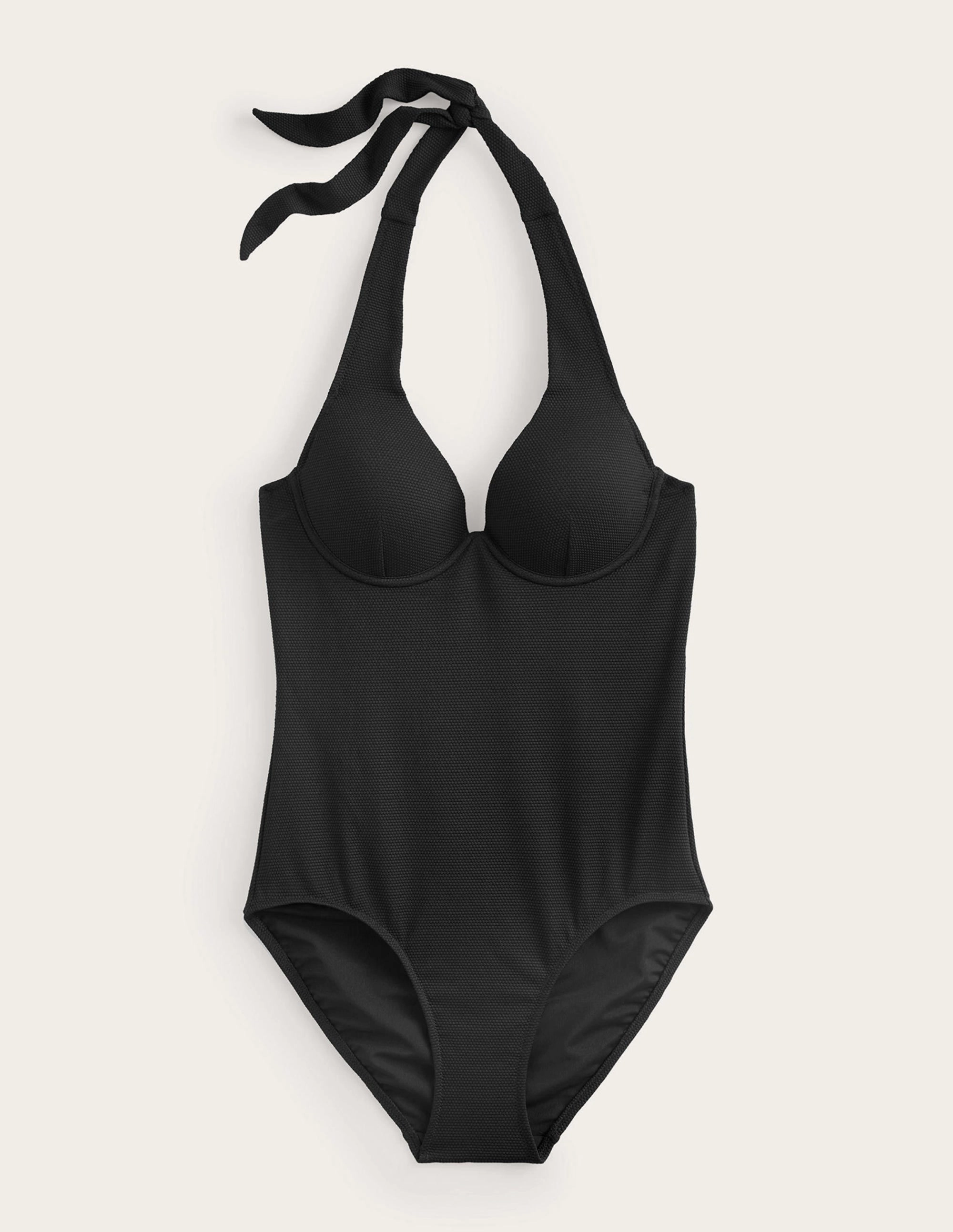 Bold-Hues Outdoor-Adventure Enhancer Swimsuit-Black