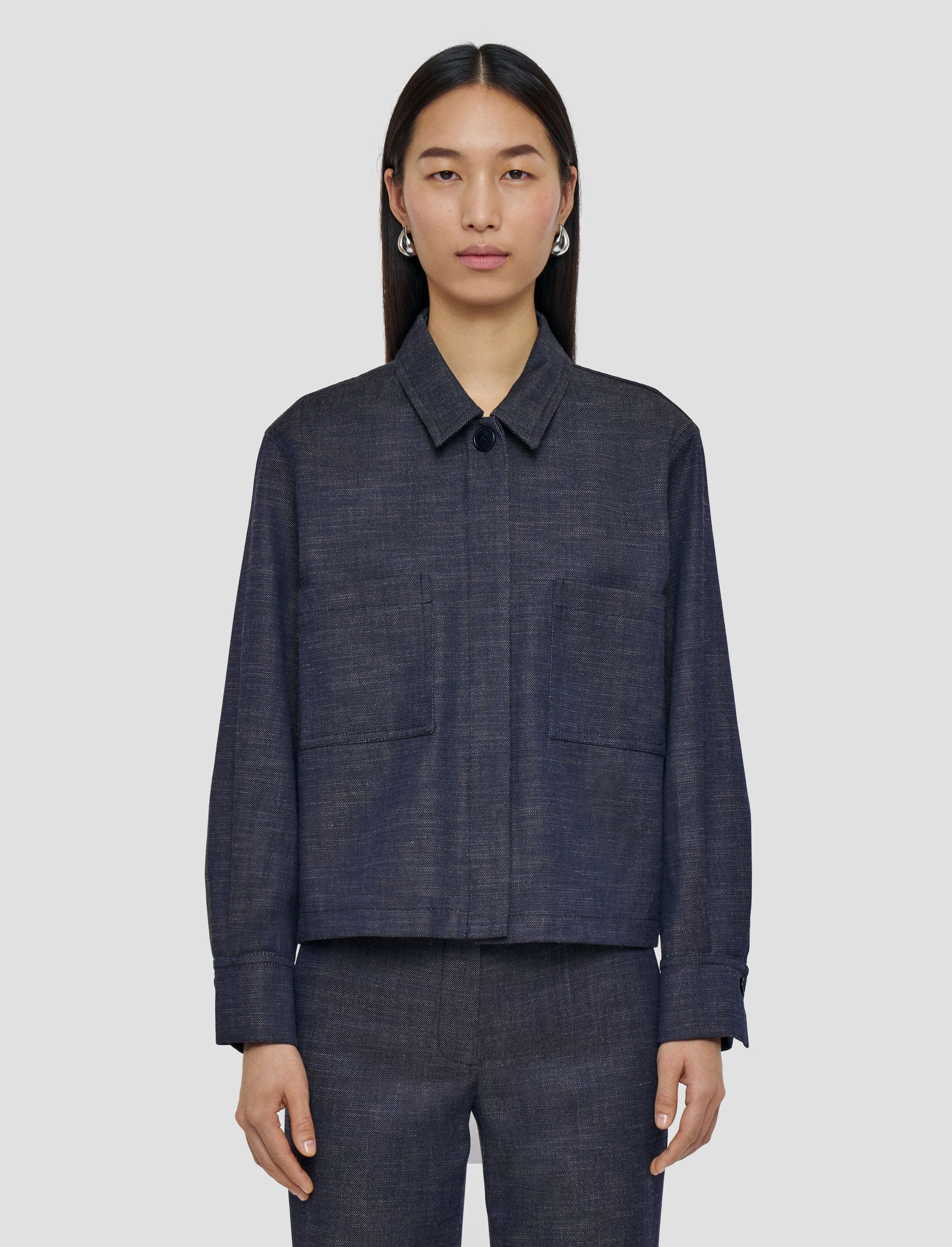 Cologne Relaxed Motion Satia Sartorial Denim Shirt