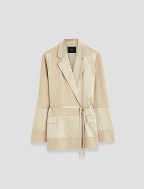 Amelia Shiny Matte Satin Jacket Recharge
