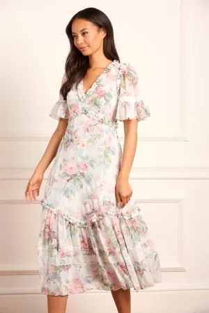 Paradise Garden Sonata Georgette Ballerina Dress Soft Draping Style Blend