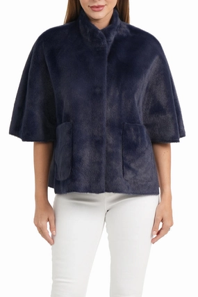 FAUX FUR CAPELET Elegant Detect