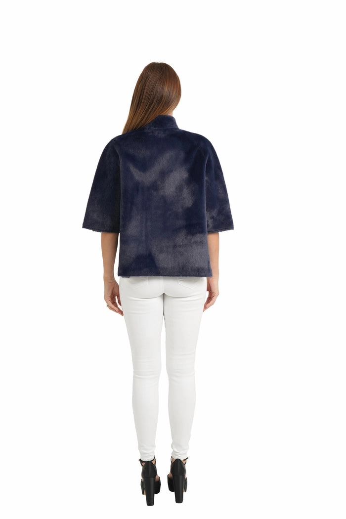 FAUX FUR CAPELET Eco Friendly Material