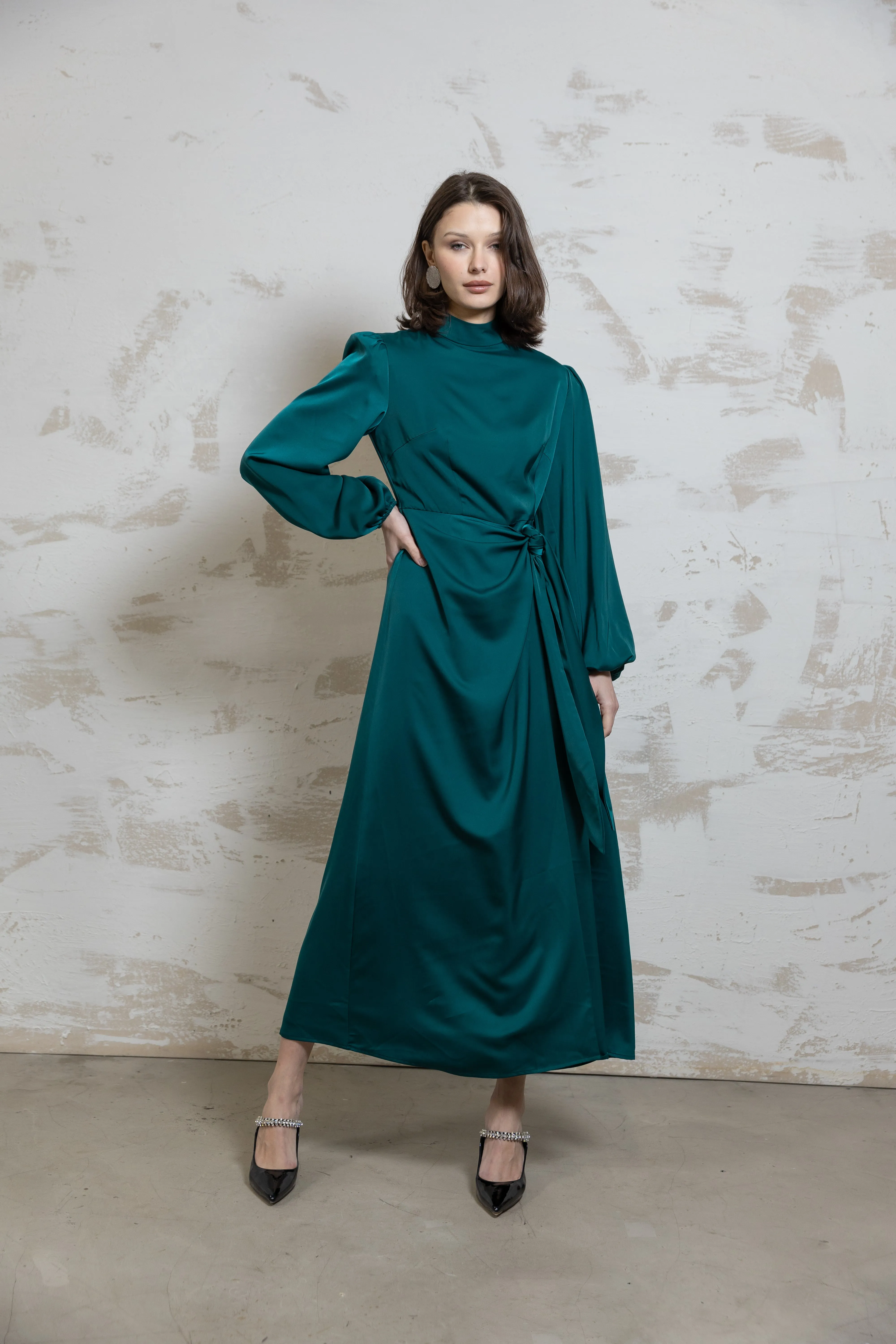 Balanced Light Layering-Piece Fabianna Maxi Teal