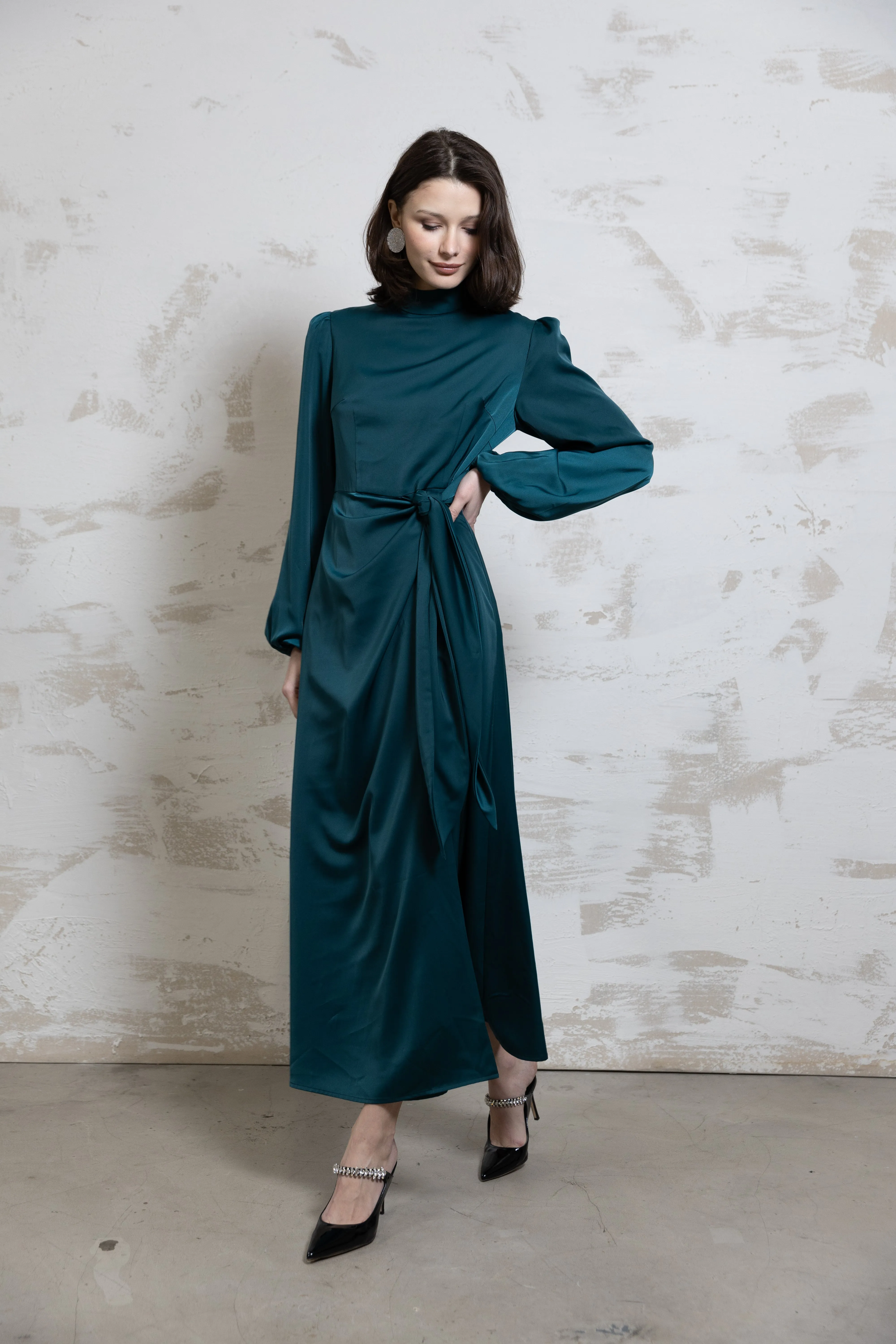 Lawn Soft Playful-Detail Fabianna Maxi Teal