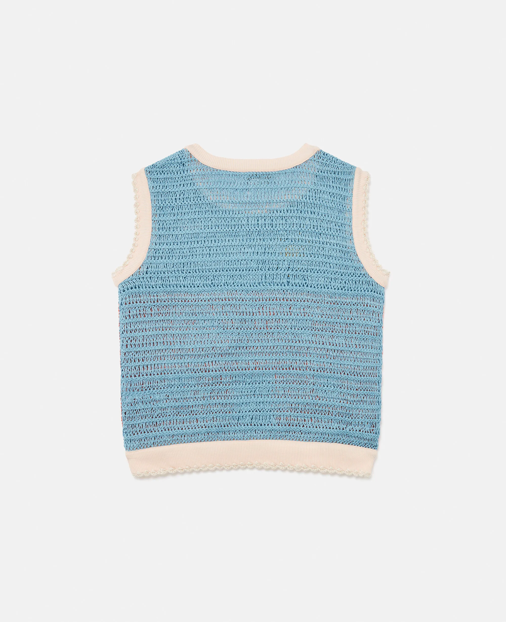 Farmyard Appliqu&eacute; Knitted Sweater Vest