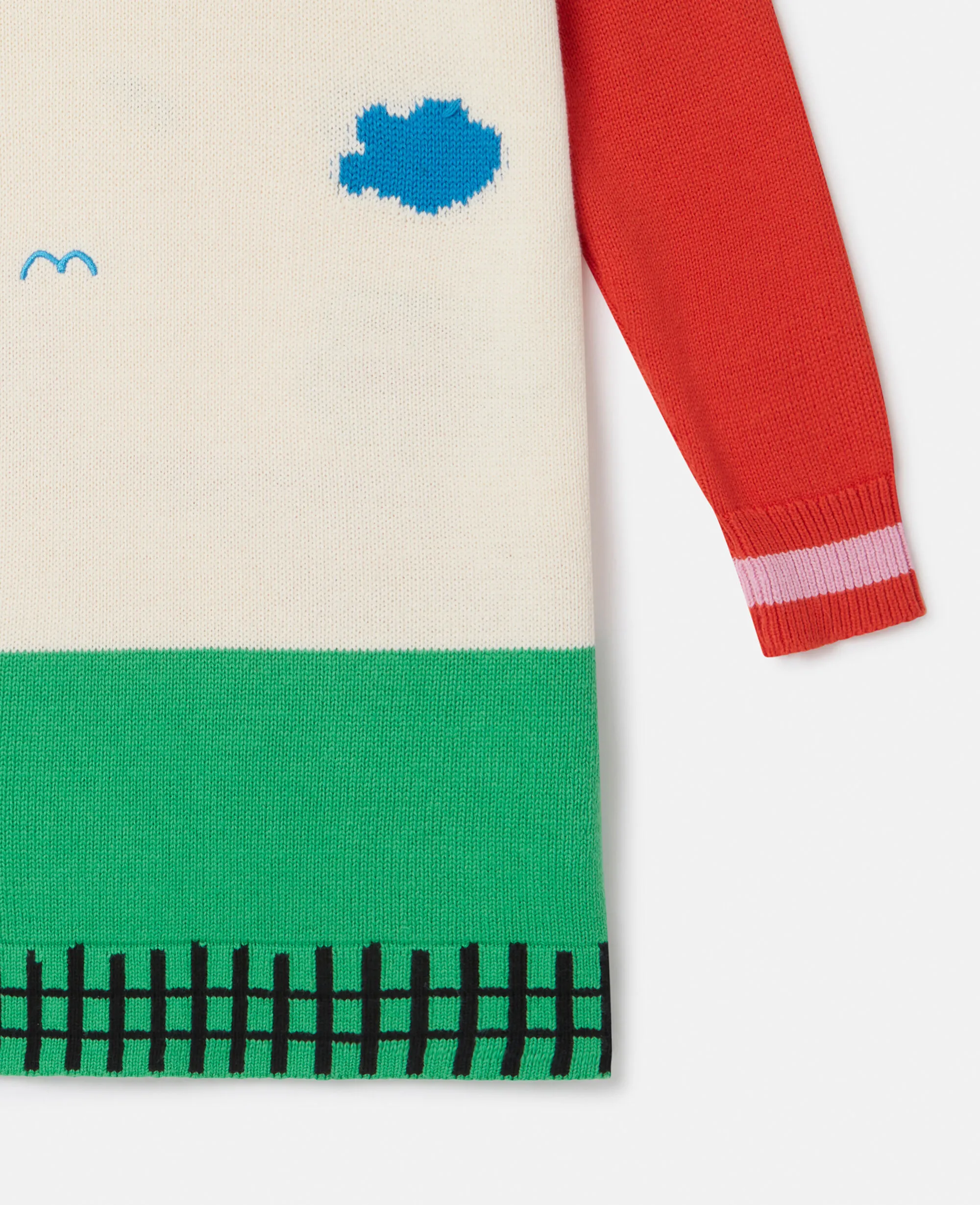 Farmyard Graphic Knitted Dress 